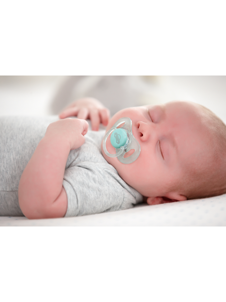 MINI CHUPETA AVENT 2 UNIDADES PARA RECÉM-NASCIDOS ATÉ 2 MESES (AZUL E VERDE) SCF151/01 - Imagem 4