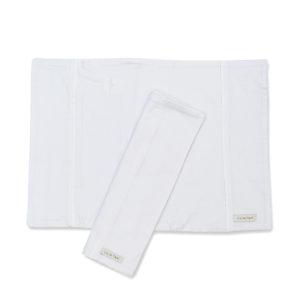 FRONHA TRAVESSEIRO BEBE P 25X42CM CLEVAMAMA 2 UNID MALHA BRANCO