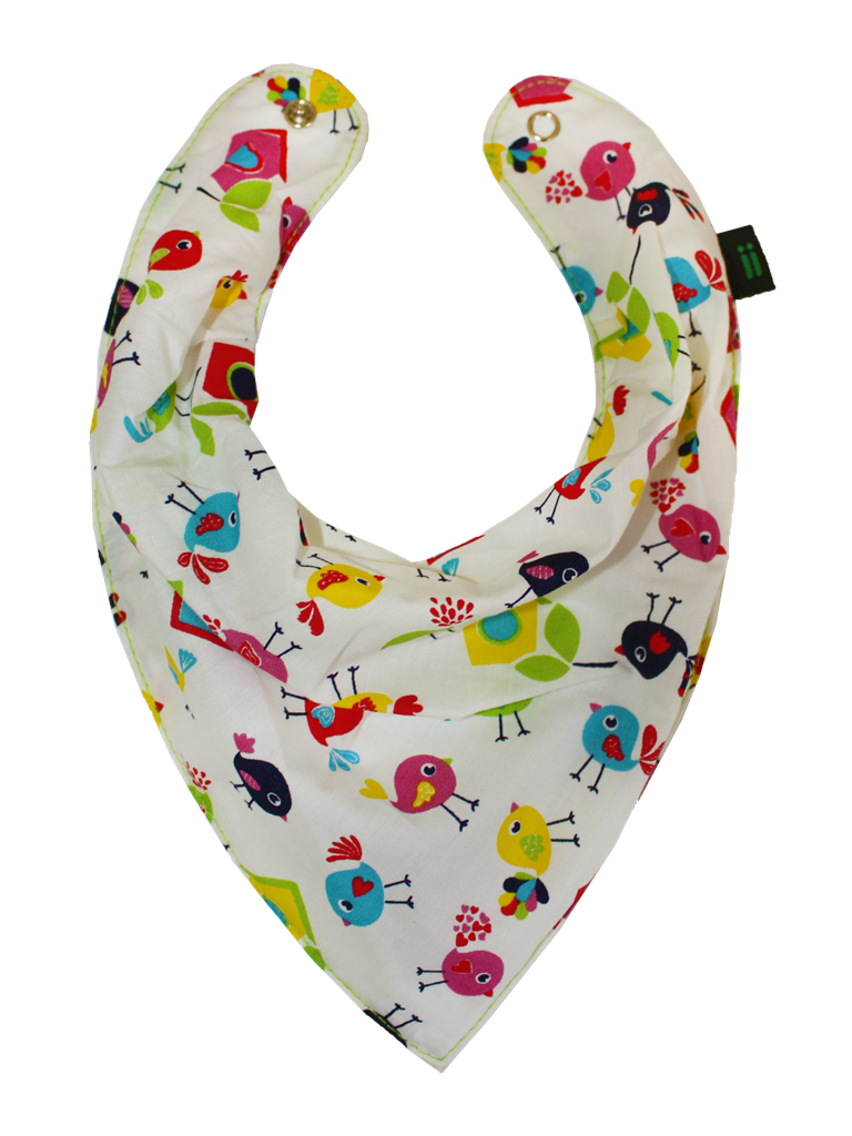 BABADOR BANDANA LITTLE BIRD COLORIDO GUM-100552