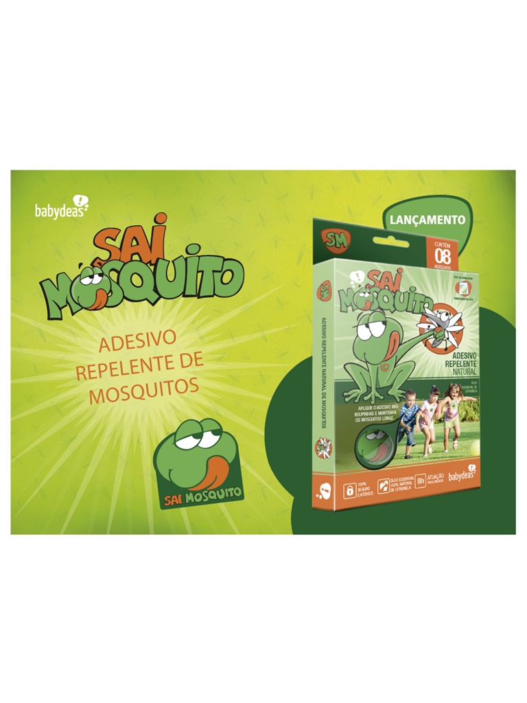 ADESIVO REPELENTE SAI MOSQUITO BABYDEAS 162404 - Imagem 4