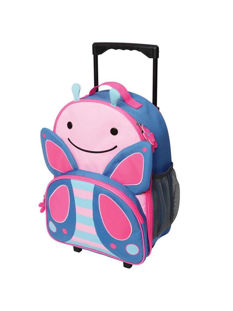 MALA (MOCHILA) DE RODINHA BORBOLETA B-24-020 SKIP HOP