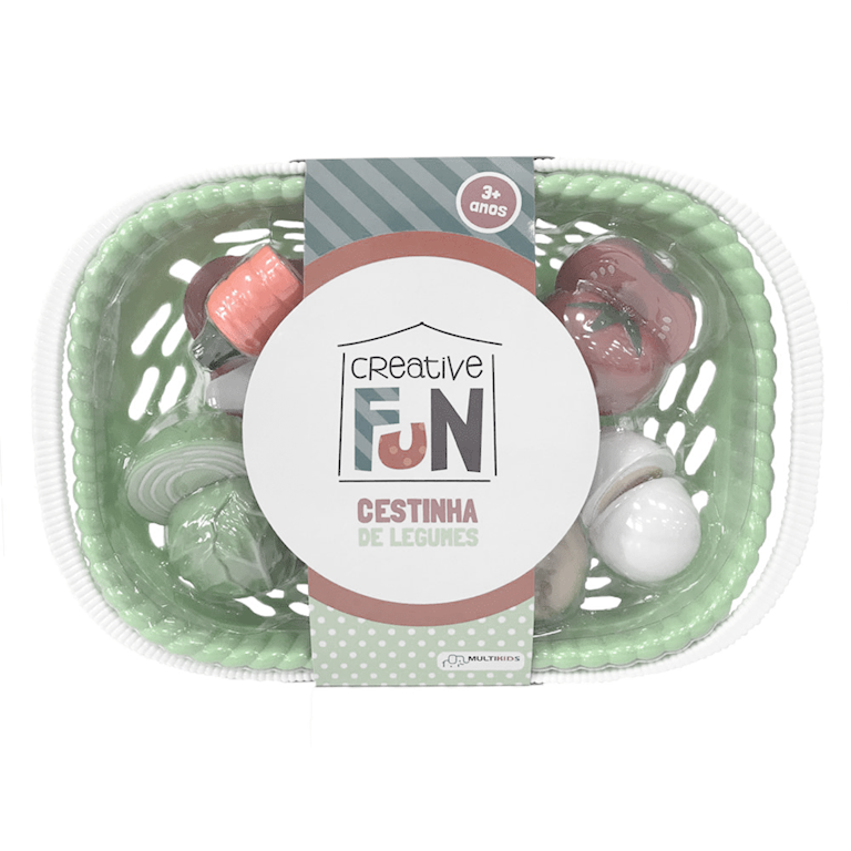 CREATIVE FUN CESTINHA DE LEGUMES MULTIKIDS BR1113 CORES VARIADAS +3 ANOS - Imagem 2