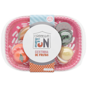 CREATIVE FUN CESTINHA DE FRUTAS MULTIKIDS BR1114 CORES VARIADAS +3 ANOS